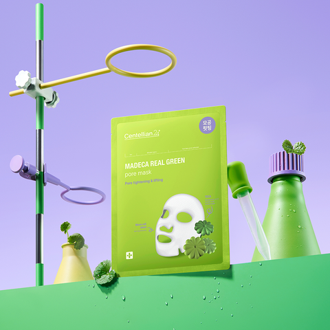Centellian24 Madeca Real Green Pore Mask Pack (10 Sheets)