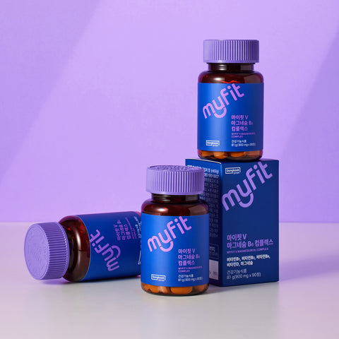 DongKook Pharmaceutical MyFit V Magnesium B6 Complex 900 mg 90 Tablets x 2 (6-Month Supply)