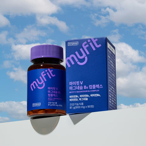 DongKook Pharmaceutical MyFit V Magnesium B6 Complex 900 mg 90 Tablets x 2 (6-Month Supply)