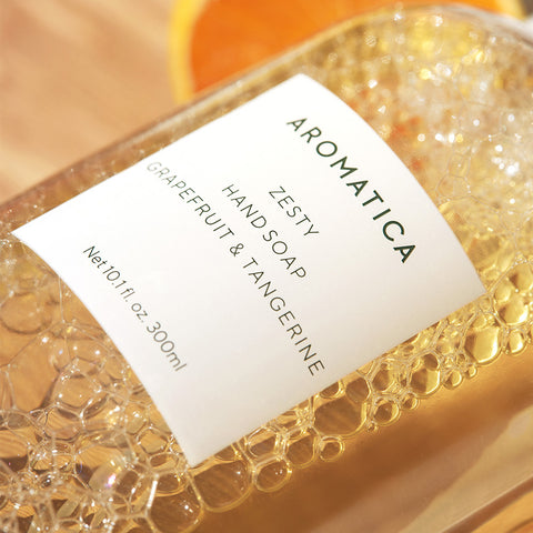 Aromatica Zesty Hand Soap Grapefruit & Tangerine 300ml (Refill)