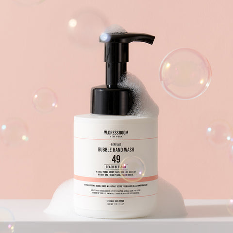 W.Dressroom Perfume Bubble Hand Wash No.49 Peach Blossom 300ml (2 Pack)