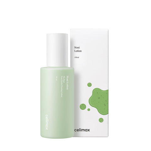 Celimax Noni Lotion bottle and packaging on a white background
