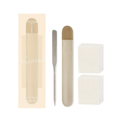 Picasso X Ham Kyung-sik Makeup Spatula + Sponge 2-Piece Set