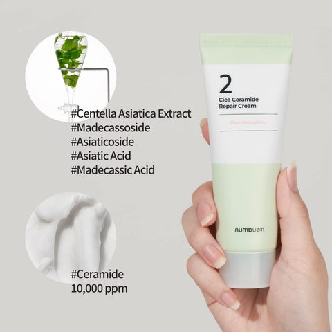 Soonsu Beauty No.2 Cica Ceramide Repair Cream texture close-up