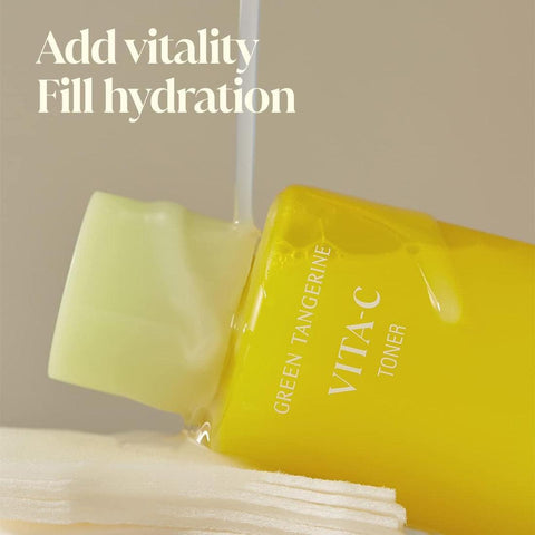 Soonsu Beauty Green Tangerine Vita C Toner application use