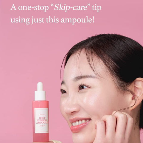 Soonsu Beauty Beet Energy Ampoule side view