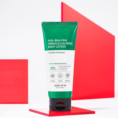 Soonsu Beauty AHA BHA PHA 30 days Miracle Calming Body Lotion side view