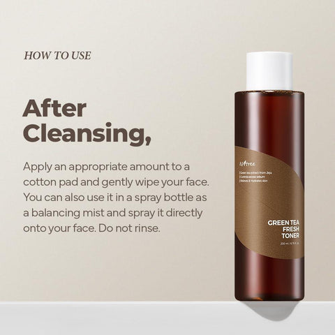 Soonsu Beauty Green Tea Fresh Toner side view