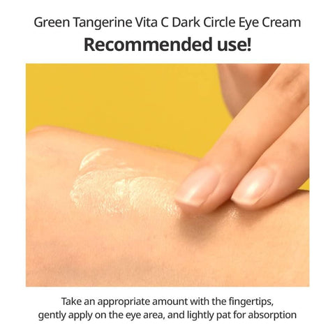 Soonsu Beauty Green Tangerine Vita C Dark Circle Eye Cream front view
