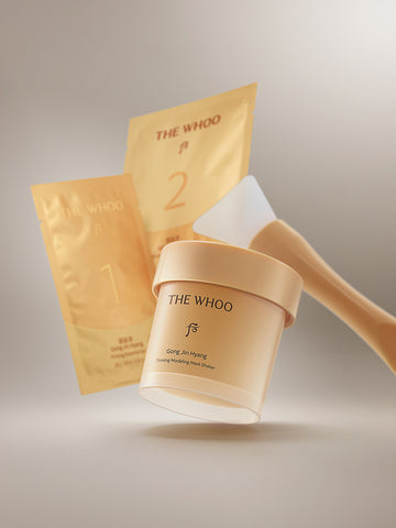 The History of Whoo Gongjinhyang Elastic Shaking Modeling Mask Protein Repair Set (Step 1 + Step 2)