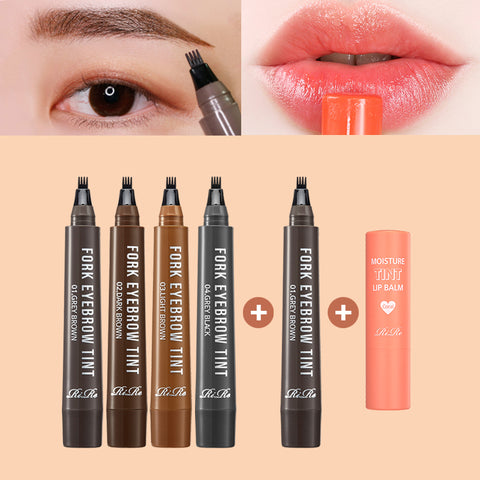 Rire Fork Eyebrow Tint 2g + Moisture Tint Lip Balm 3.5g