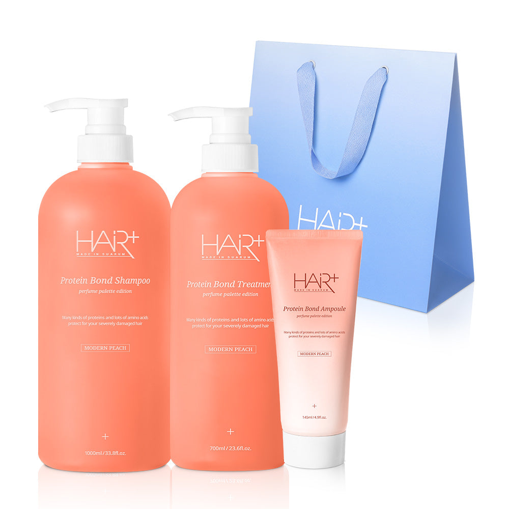 HairPlus Modern Peach Perfume Protein Heat-Protection Intensive Clinic (Essence & Mist Set)