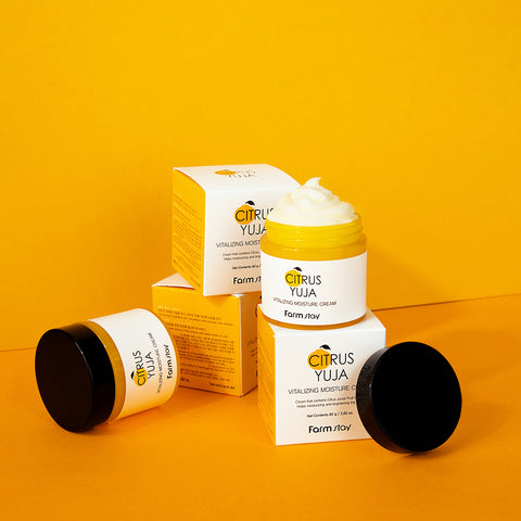 Farmstay Citrus Yuzu Vitalizing Moisture Cream 80ml (3 Pack)