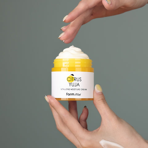 Farmstay Citrus Yuzu Vitalizing Moisture Cream 80ml (3 Pack)