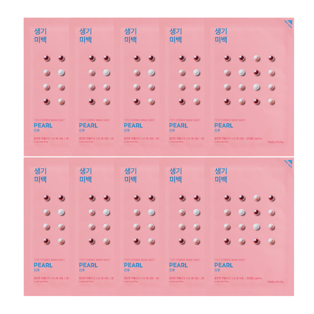 Holika Holika Pure Essence Pearl Mask Sheet (10 sheets)