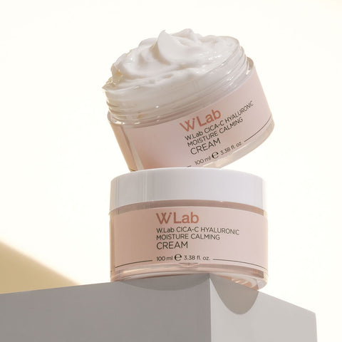 W.Lab Cica C Hyaluronic Moisture Calming Cream 100ml (3 Pack)