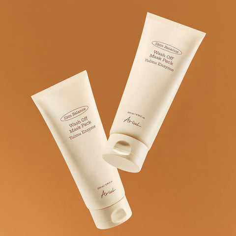 Ariul Skin Balance Yulmu Enzyme Wash-Off Mask 200ml (Includes Pack Brush)