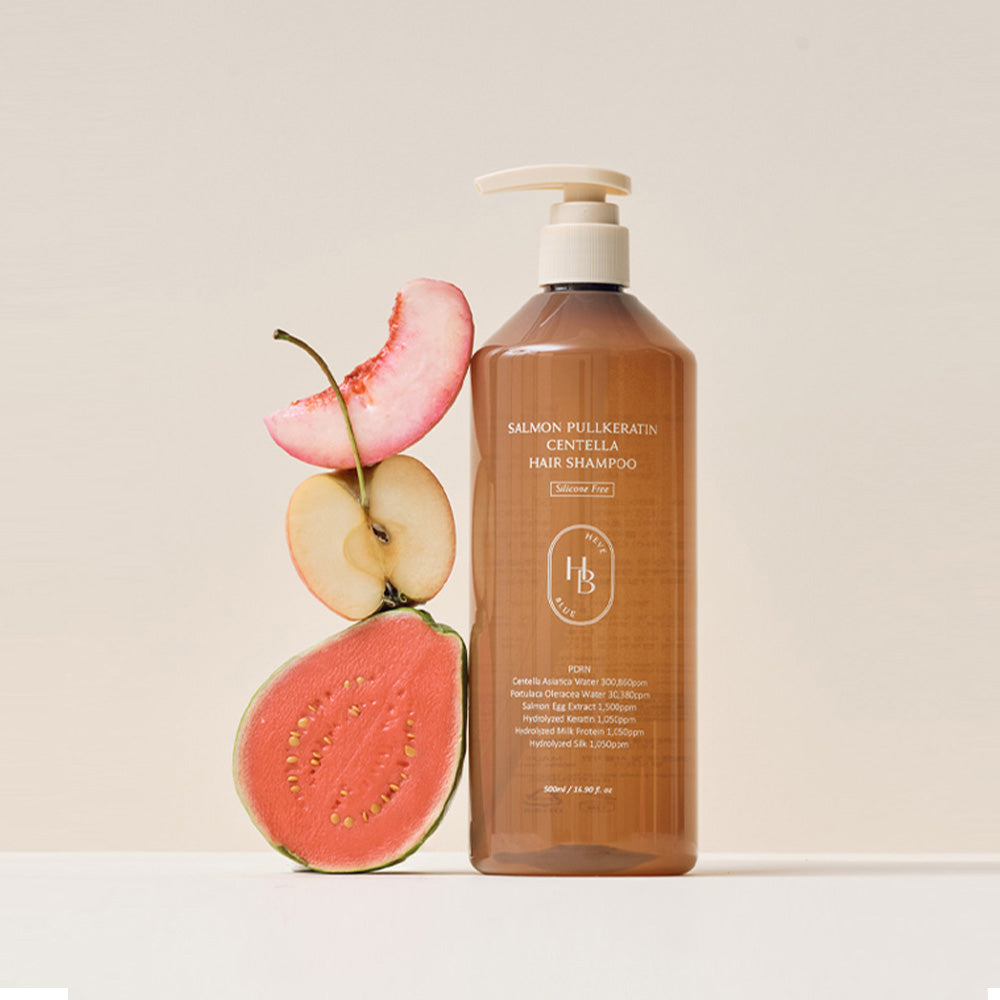 Heveblue Salmon Full-Keratin Centella Hair Shampoo