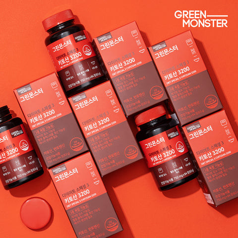 Green Monster Diet Special 3 Chitosan 3200 750mg 84 Tablets x 4