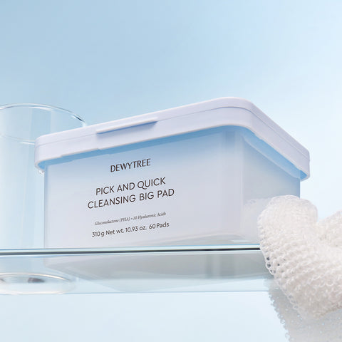 Dewytree Pick & Quick Tear-Off Cleansing Big Pads (60 sheets)