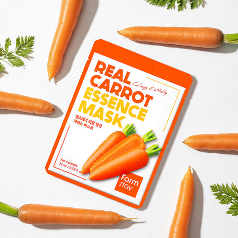 Farmstay Real Carrot Essence Mask 23ml 10 Sheets