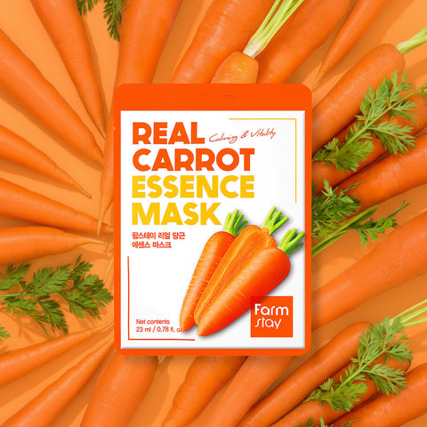 Farmstay Real Carrot Essence Mask 23ml 10 Sheets