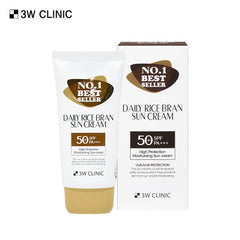 3W CLINIC Daily Rice Bran Sun Cream 70ml | Soonsu Beauty