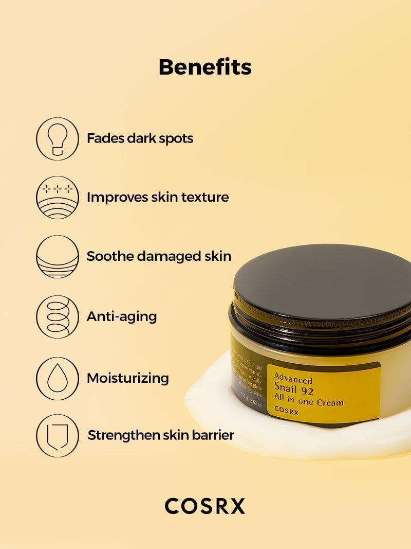 Soonsu Beauty Advanced Snail 92 All in One Cream texture close-up