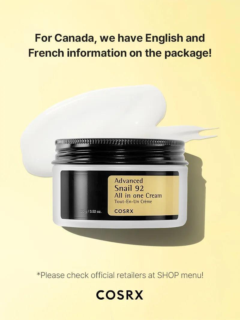 Soonsu Beauty Advanced Snail 92 All in One Cream front view