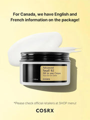 Soonsu Beauty Advanced Snail 92 All in One Cream front view