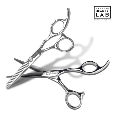 ParkJun Beauty Lab Professional Hair Cutting & Thinning Scissors 2-Piece Set