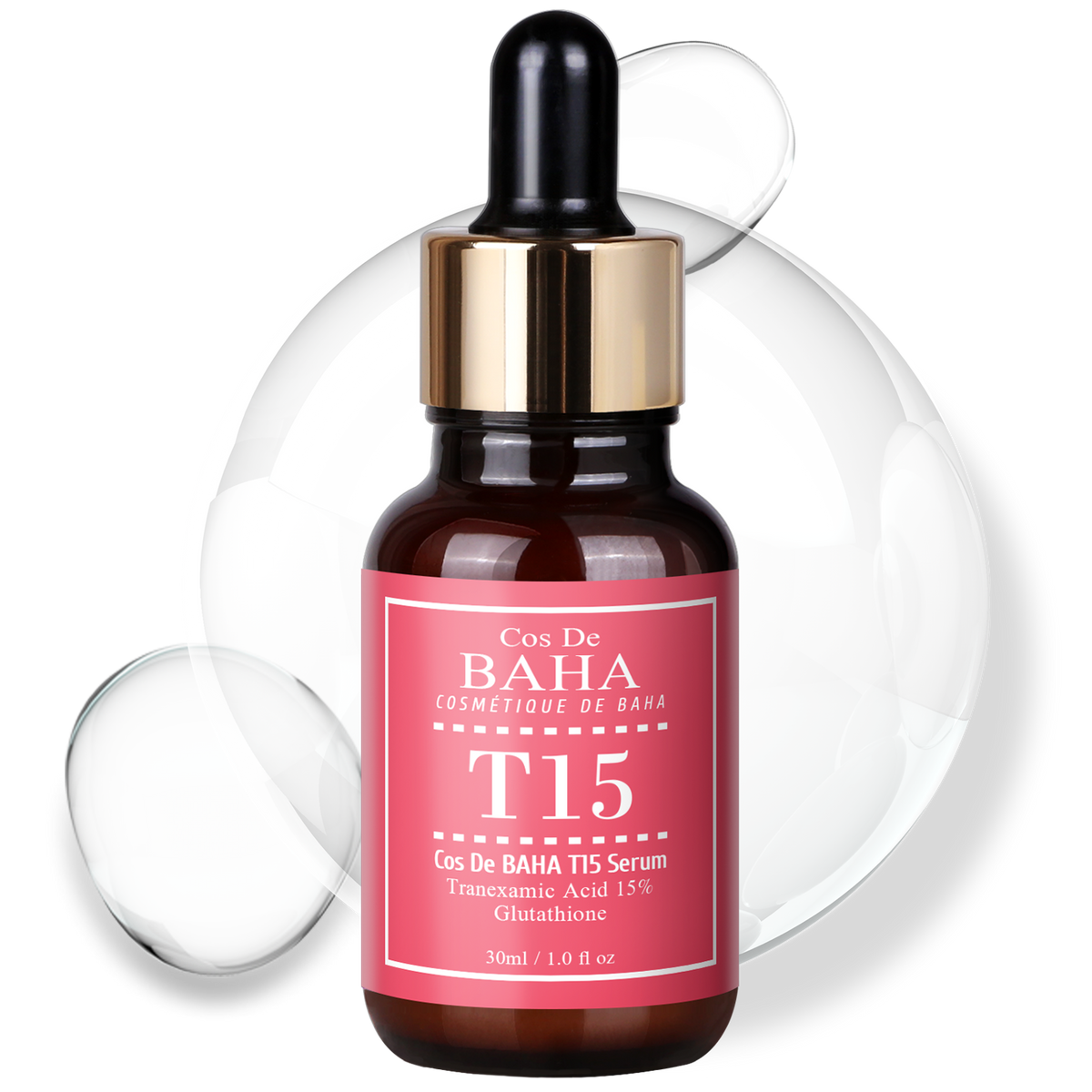 Cos De BAHA Tranexamic Acid 15% + Glutathione Serum 30ml