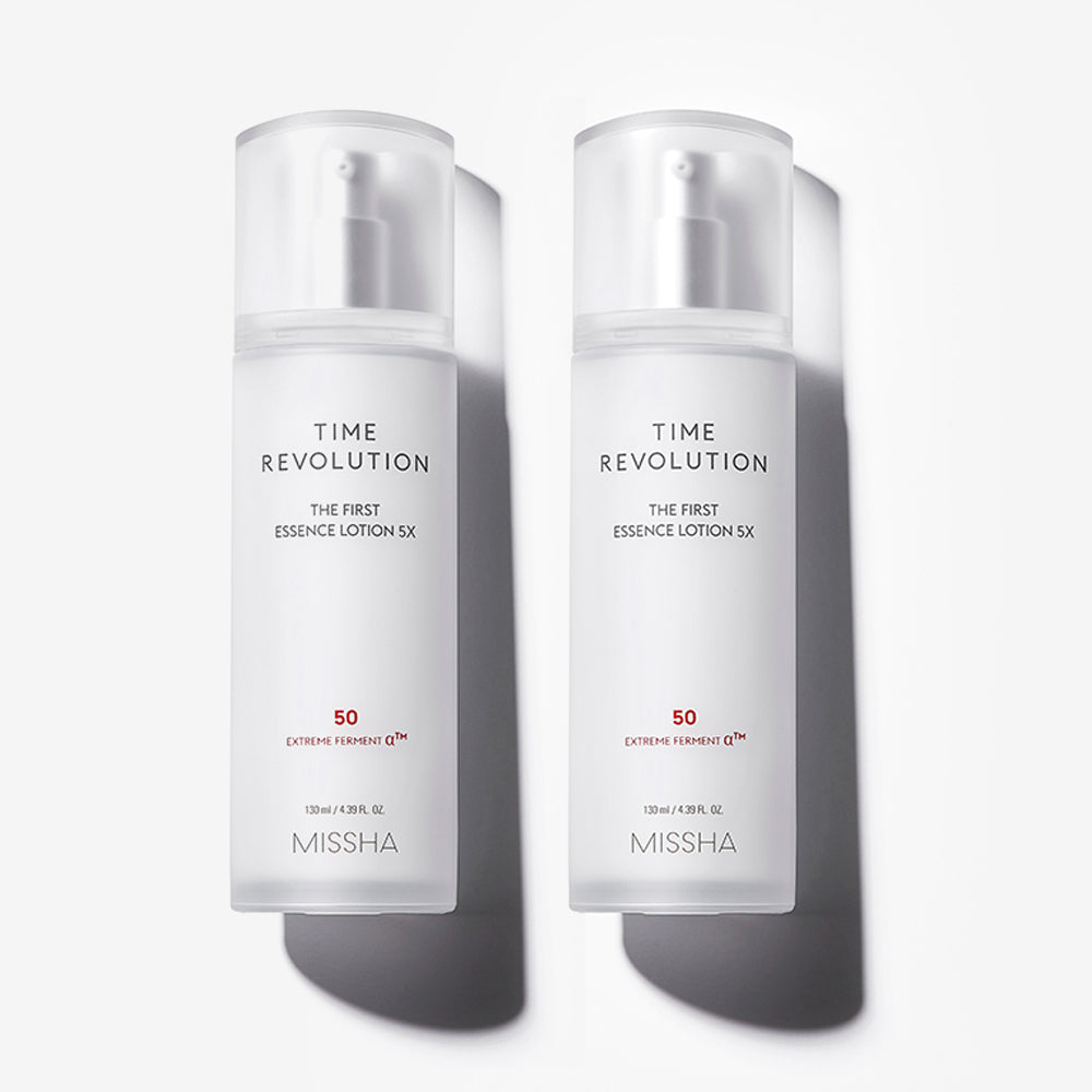 MISSHA Time Revolution The First Essence Lotion 5X 130ml (2 pack)