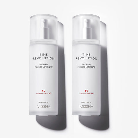 MISSHA Time Revolution The First Essence Lotion 5X 130ml (2 pack)
