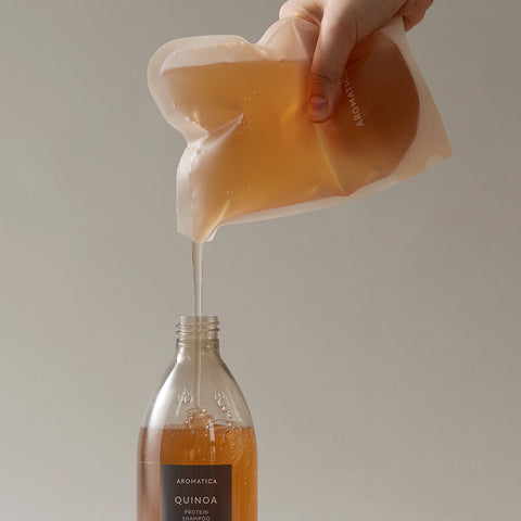 Aromatica Quinoa Protein Shampoo 400ml & Refill 500ml