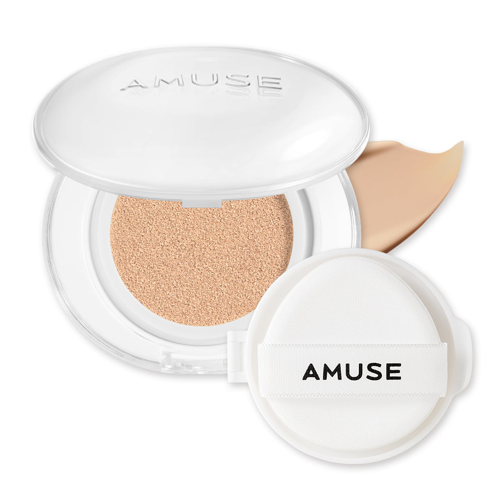 Amuse Ceramic Skin Perfector Cushion Full Size + Refill 03 Honey (15 g)