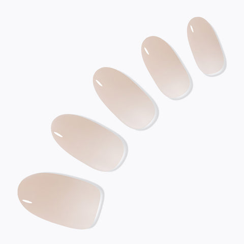 Dashing Diva Magic Press Oat Beige (Almond) Nail Tips