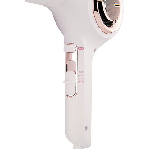 JMW Phantom S MS6401A BLDC Turbo Aviation Motor Hair Dryer White