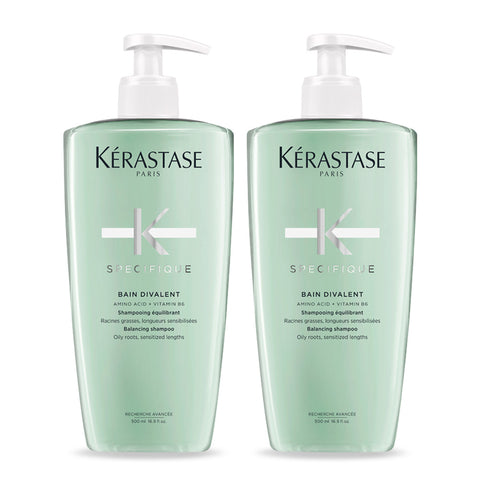 Kerastase Specifique Bain Divalent Deep Cleansing Shampoo 500ml Duo