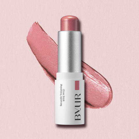 BYUR Serum Fit Voluming Glow Stick - Highlighter & Blusher (Clear, Mellow, Petal, Rosy)