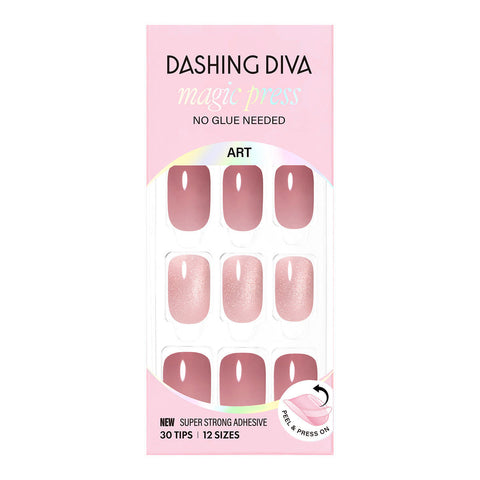 Dashing Diva Magic Press Gleaming Rose (Regular Round) Nail Tips