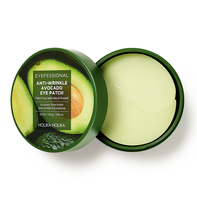 Holika Holika (1+1) Eye-fessional Anti-Wrinkle Avocado Eye Patch 84g (60 Patches)