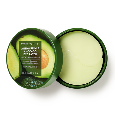 Holika Holika (1+1) Eye-fessional Anti-Wrinkle Avocado Eye Patch 84g (60 Patches)