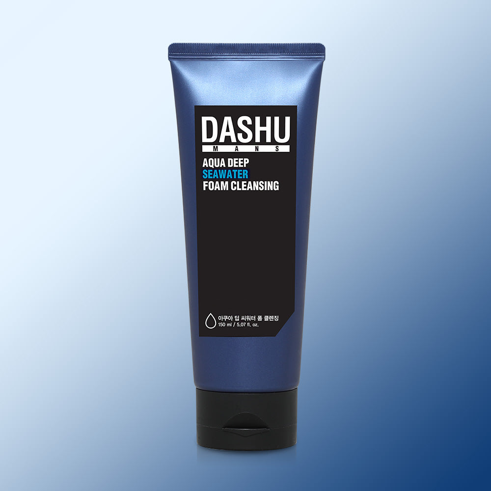 Dashu Men's Aqua Deep Sea Water Foam Cleanser 150ml