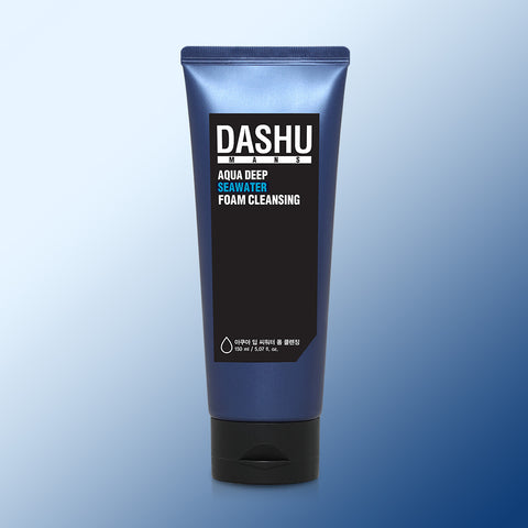 Dashu Men's Aqua Deep Sea Water Foam Cleanser 150ml