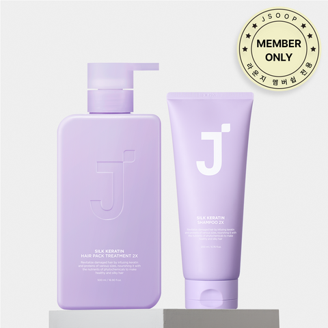 Jsoop Silk Keratin 2X Treatment 500ml + Shampoo 200ml