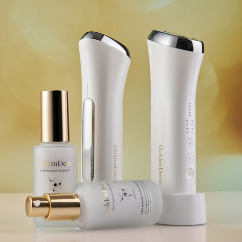 Goldendum GNR Booster Galvanic RF Facial Lifting Massage Device