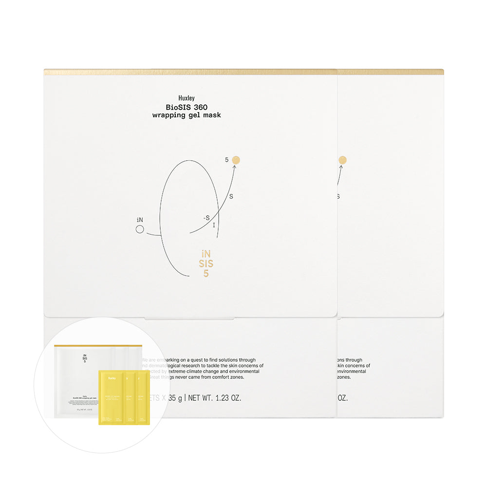 Huxley BIOSYS360 Wrapping Gel Mask 5 Sheets (2 Pack)