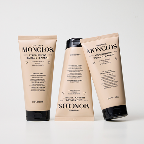 Monclos Keratin Bonding Hair Pack Treatment 180ml (3 Pack)