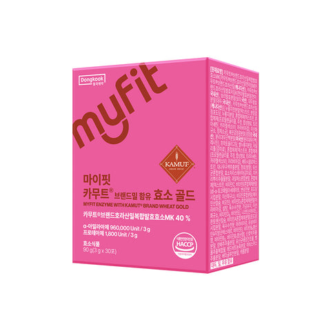 DongKook MyFit Kamut Enzyme Gold Fermented Grain Powder 3g x 30 sticks (3-Pack 3 Months)
